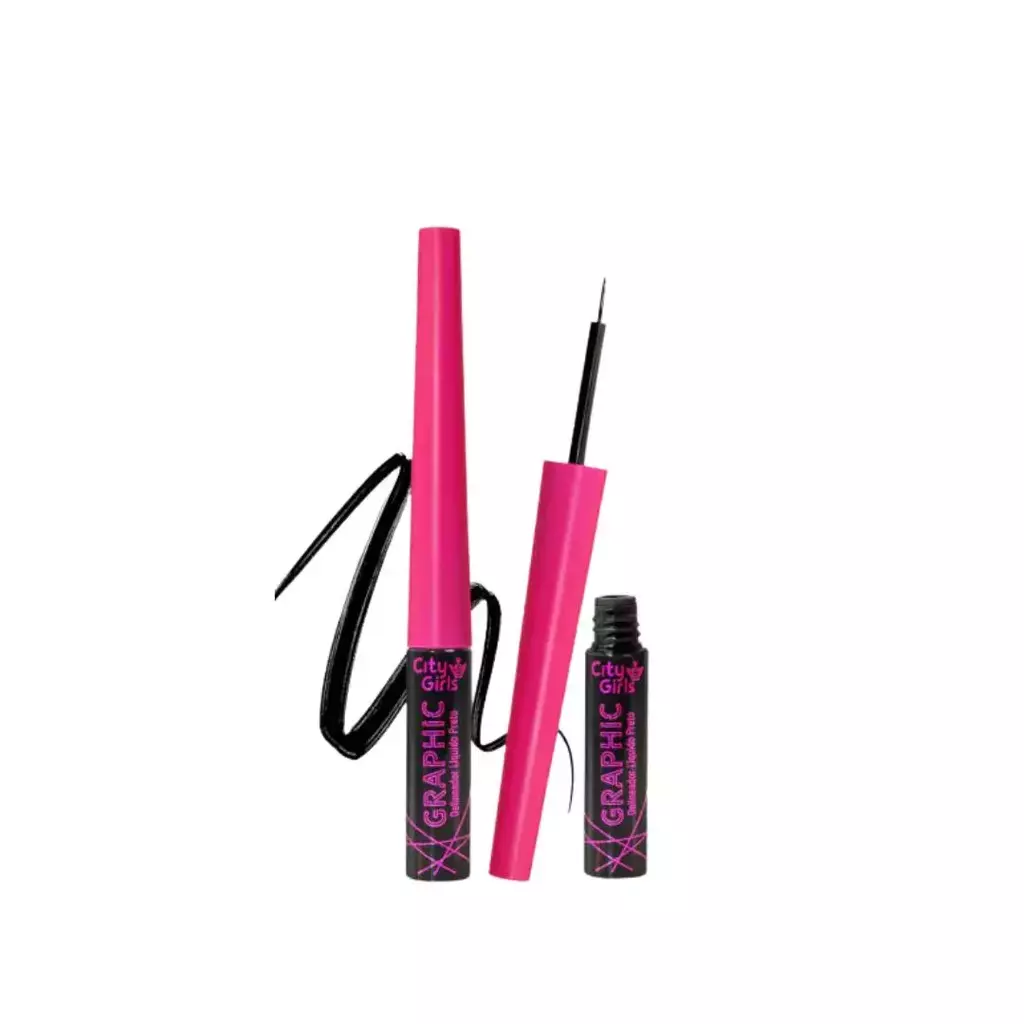 Delineador Líquido Preto Graphic - City Girls